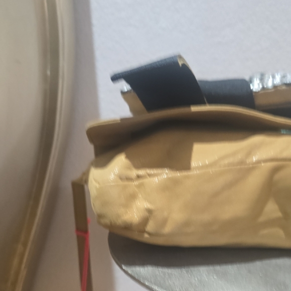 See By Chloe Tan and Black Crossbody Bag with Bow Accent - Picture 8 of 13